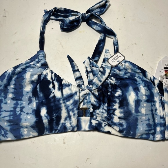 TIME & Tru Swim suit bikini top Sz 7/9 Medium - Picture 1 of 8